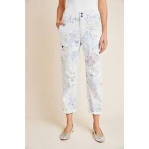 Anthropologie Wanderer Watercolor Cargo Pants Sz 25